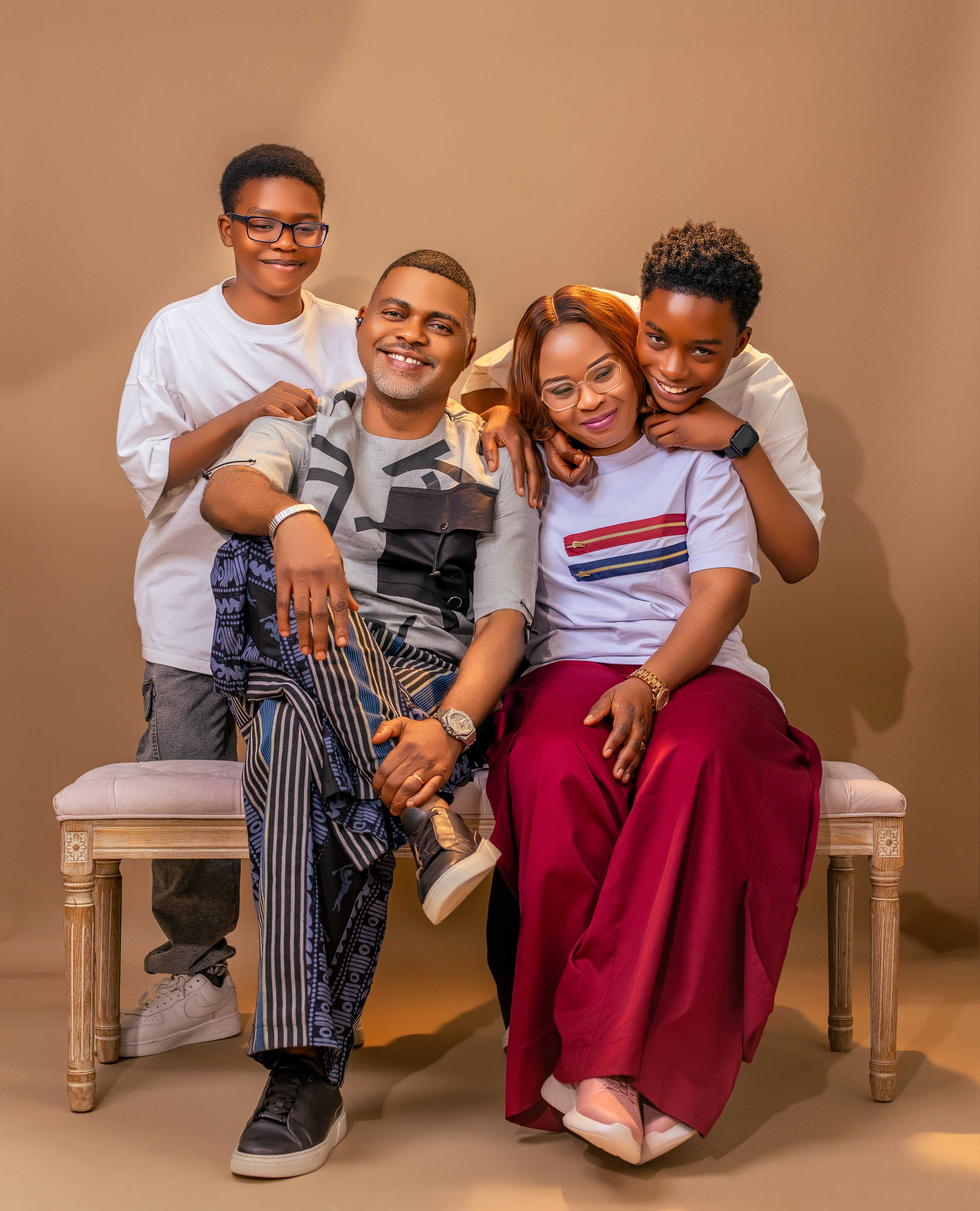 Family Portrait - Loving family together